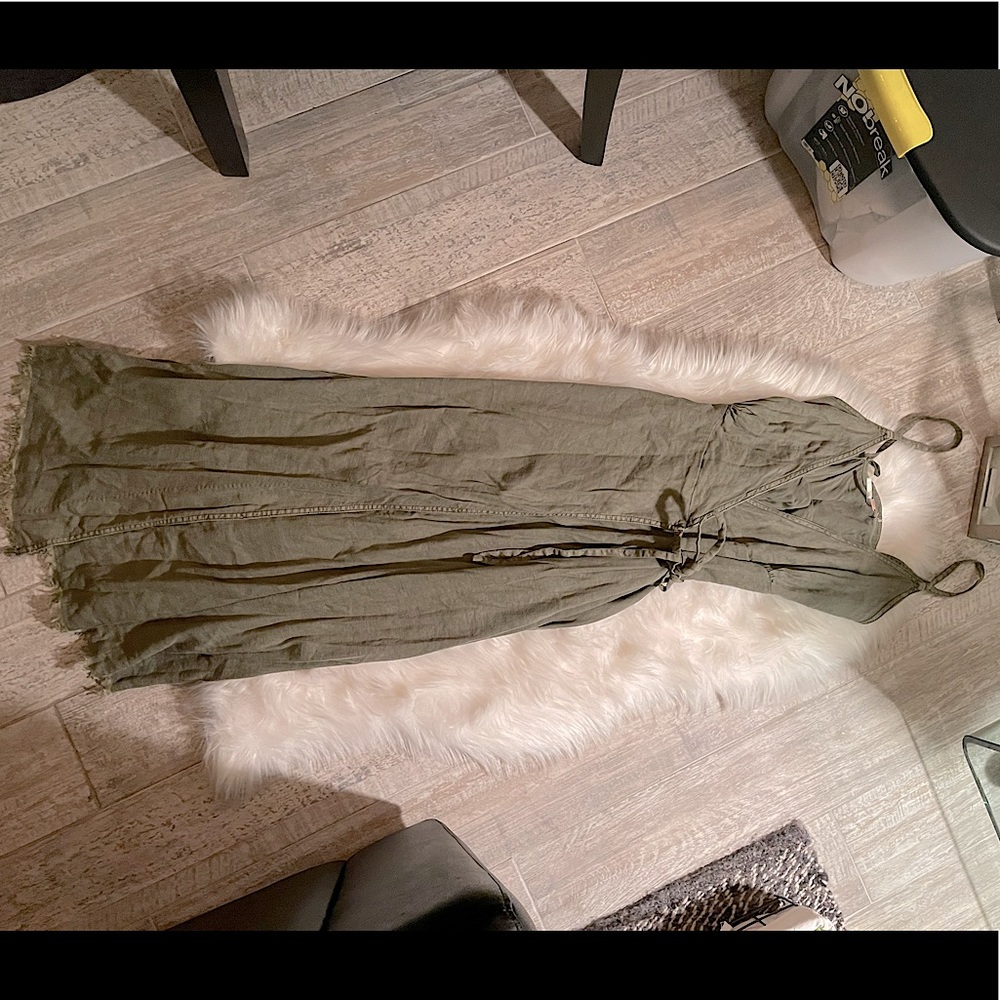 FREE PEOPLE wrap maxi dress